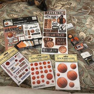 Basketball Scrapbooking items